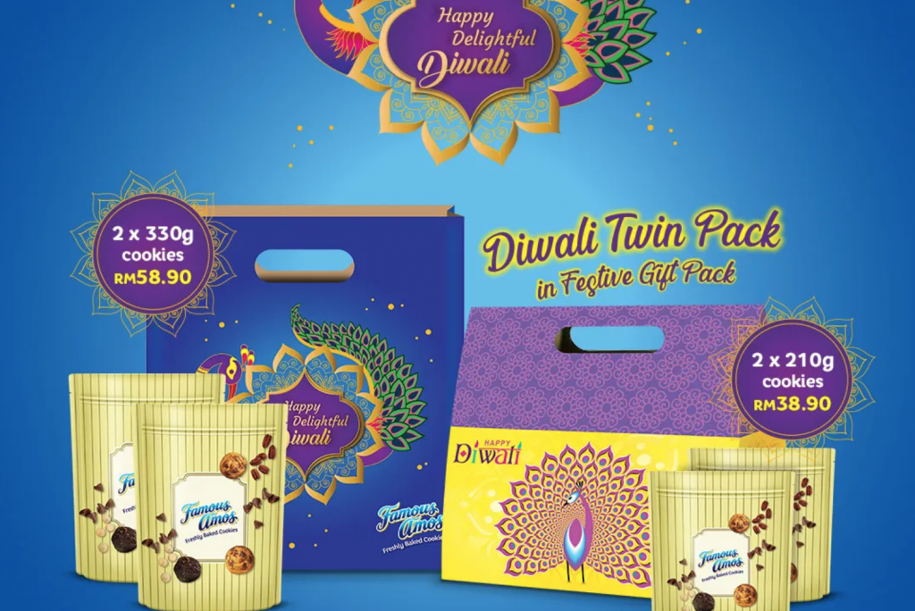 Promosi Famous Amos 2021: Dapatkan Twin Pack Exclusive Diwali (Sep-Nov)