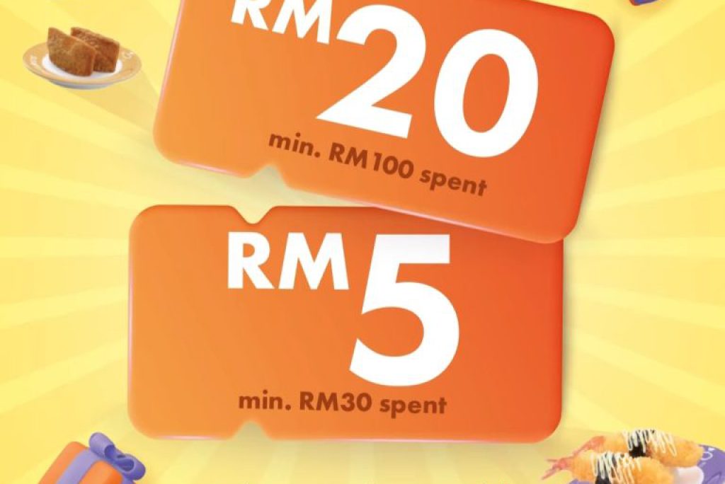 Sushi King Free RM20 rebate CNY Promotions